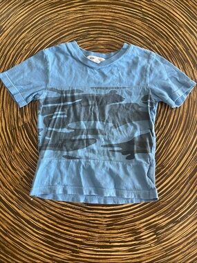 Light Blue Camouflage Short Sleeve Tee by Joah Love